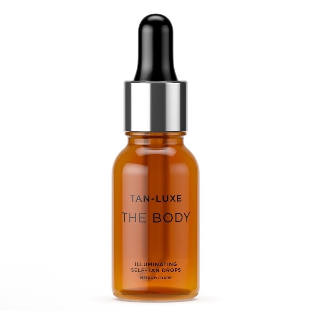 Tan Luxe The Body Mini Illuminating Self-Tan Drops in Medium/Dark - MSRP $32